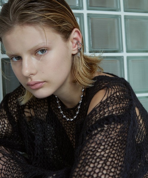 GOLDY（ゴールディ）の「ビッグ ボール チェーン ショート ネックレス（ネックレス・レディース・シルバー/ゴールド・FREE）」の11枚目の写真