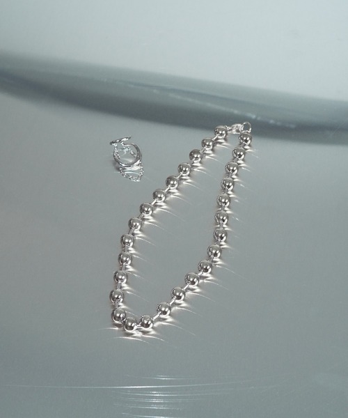 GOLDY（ゴールディ）の「ビッグ ボール チェーン ショート ネックレス（ネックレス・レディース・シルバー/ゴールド・FREE）」の13枚目の写真