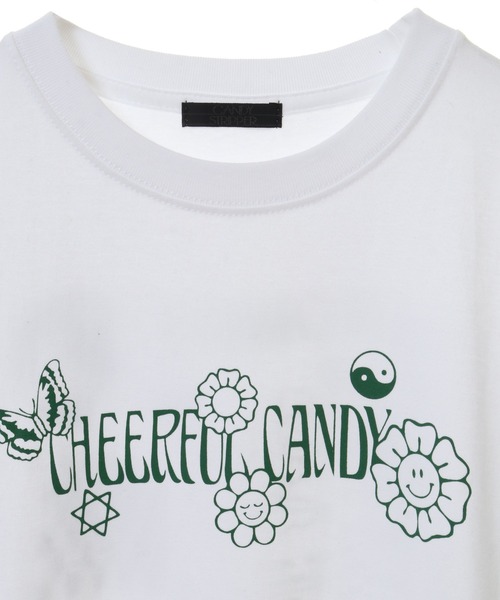 Candy Stripper(キャンディストリッパー)の「CHEERFUL CANDY L/S Tシャツ(Tシャツ/カットソー・レディース・オフホワイト/パープル/ブラック・2)」の17枚目の写真