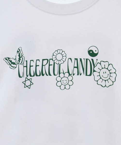 Candy Stripper(キャンディストリッパー)の「CHEERFUL CANDY L/S Tシャツ(Tシャツ/カットソー・レディース・オフホワイト/パープル/ブラック・2)」の13枚目の写真