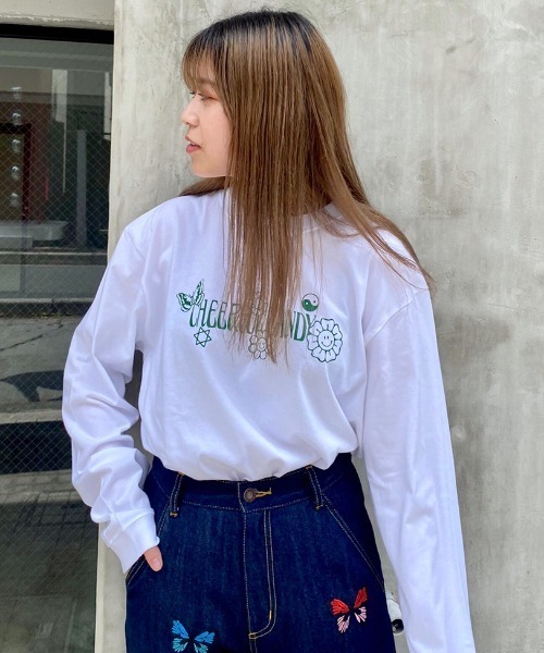 Candy Stripper(キャンディストリッパー)の「CHEERFUL CANDY L/S Tシャツ(Tシャツ/カットソー・レディース・オフホワイト/パープル/ブラック・2)」の18枚目の写真