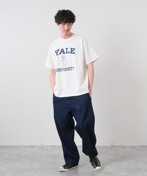 JOURNAL STANDARD(ジャーナルスタンダード)の「【YALE×JOURNAL STANDARD】名古屋 ヘビーウェイトTシャツ(Tシャツ/カットソー・メンズ・ホワイト/ブラック系その他・MEDIUM/LARGE)」の6枚目の写真