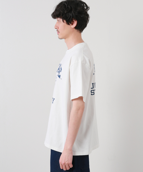 JOURNAL STANDARD(ジャーナルスタンダード)の「【YALE×JOURNAL STANDARD】名古屋 ヘビーウェイトTシャツ(Tシャツ/カットソー・メンズ・ホワイト/ブラック系その他・MEDIUM/LARGE)」の9枚目の写真