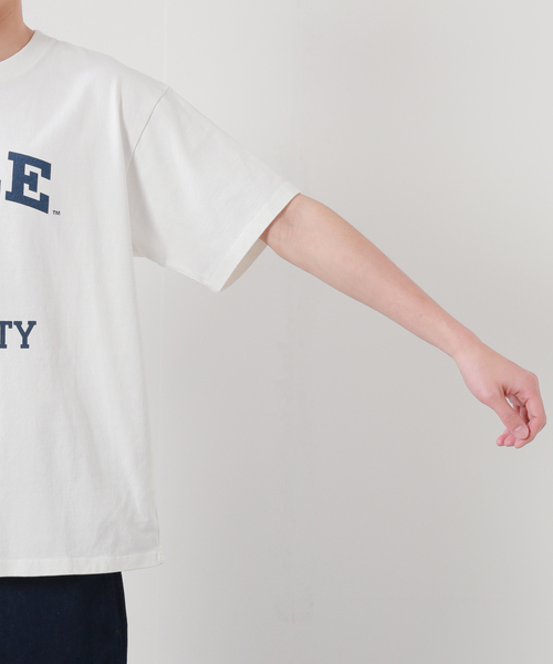JOURNAL STANDARD(ジャーナルスタンダード)の「【YALE×JOURNAL STANDARD】名古屋 ヘビーウェイトTシャツ(Tシャツ/カットソー・メンズ・ホワイト/ブラック系その他・MEDIUM/LARGE)」の17枚目の写真