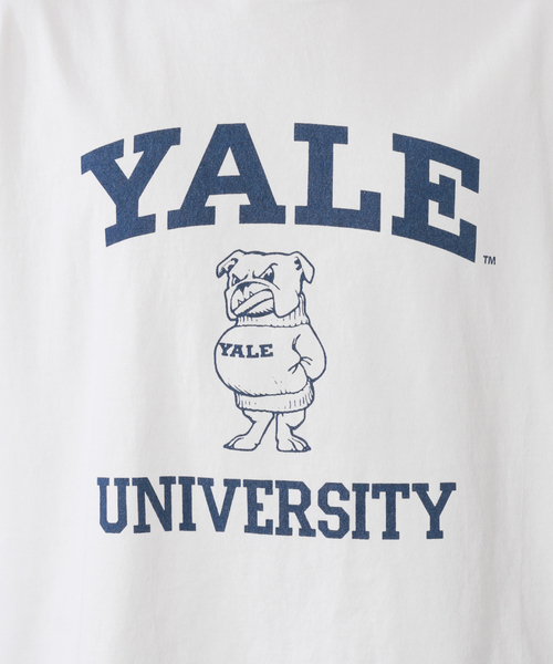 JOURNAL STANDARD(ジャーナルスタンダード)の「【YALE×JOURNAL STANDARD】名古屋 ヘビーウェイトTシャツ(Tシャツ/カットソー・メンズ・ホワイト/ブラック系その他・MEDIUM/LARGE)」の4枚目の写真