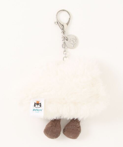 BIRTHDAY BAR(バースデイバー)の「【JELLY CAT】Amuseable Bag Charm(キーホルダー・レディース・ホワイト/グリーン・フリー)」の3枚目の写真