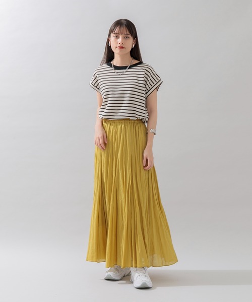 Paradise Picnic（パラダイスピクニック）の「前後2WAYワッフルプルオーバー（Tシャツ/カットソー・レディース・ブラック/チャコールグレー/ホワイト/グリーン・FREE）」の21枚目の写真