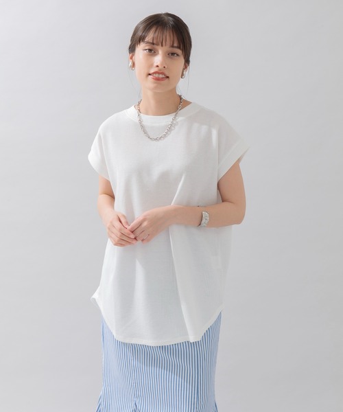 Paradise Picnic（パラダイスピクニック）の「前後2WAYワッフルプルオーバー（Tシャツ/カットソー・レディース・ブラック/チャコールグレー/ホワイト/グリーン・FREE）」の11枚目の写真