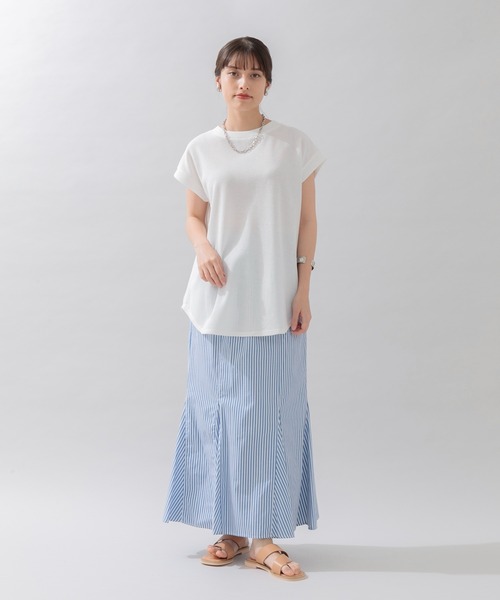 Paradise Picnic（パラダイスピクニック）の「前後2WAYワッフルプルオーバー（Tシャツ/カットソー・レディース・ブラック/チャコールグレー/ホワイト/グリーン・FREE）」の5枚目の写真