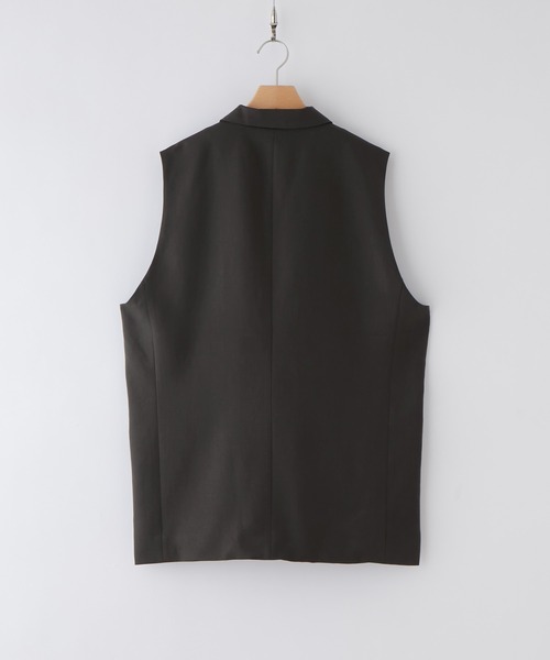 CLEL】TR Loose Double Gilet Vest / TR ルーズダブルジレベスト