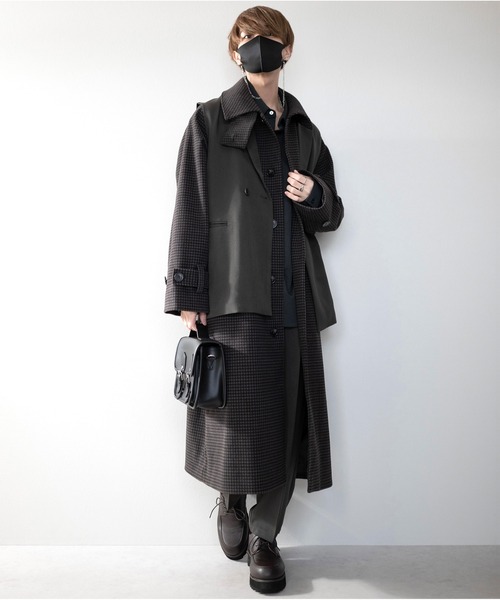 CLEL】TR Loose Double Gilet Vest / TR ルーズダブルジレベスト