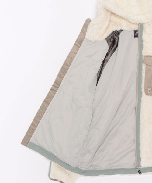 KRIFF MAYER Lady's Collection(クリフメイヤーレディースコレクション)の「シャギーボアフードJK(その他アウター・レディース・モカ/ネイビー/ベージュ/カラフル/カーキ/ナチュラル/グレー・MEDIUM/LARGE)」の15枚目の写真