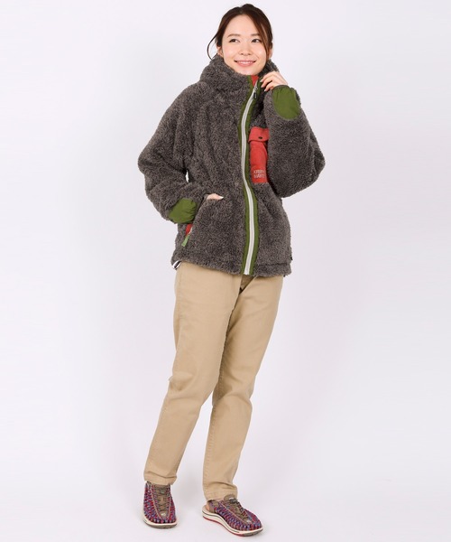 KRIFF MAYER Lady's Collection(クリフメイヤーレディースコレクション)の「シャギーボアフードJK(その他アウター・レディース・モカ/ネイビー/ベージュ/カラフル/カーキ/ナチュラル/グレー・MEDIUM/LARGE)」の21枚目の写真