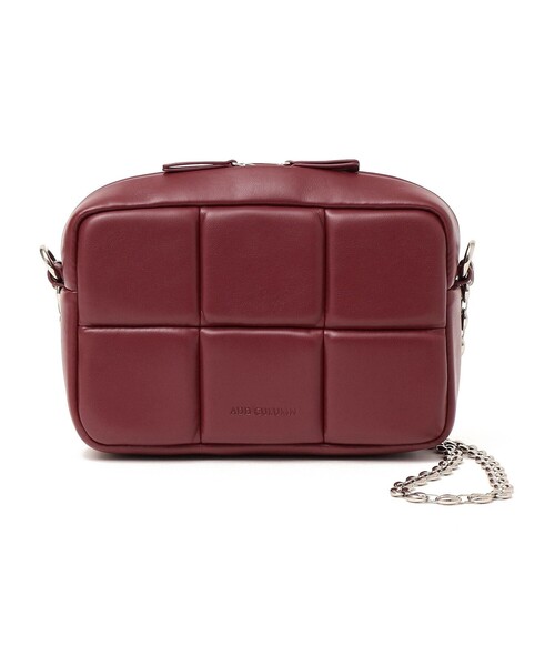 ADD CULUMN（アドカラム）の「ADD CULUMN:PUFF CROSS BODY CHAIN◆（ショルダーバッグ・レディース・ブラック/ライトホワイト/ワイン・ONE SIZE）」の9枚目の写真