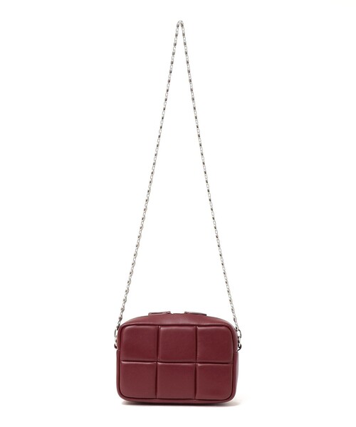 ADD CULUMN（アドカラム）の「ADD CULUMN:PUFF CROSS BODY CHAIN◆（ショルダーバッグ・レディース・ブラック/ライトホワイト/ワイン・ONE SIZE）」の12枚目の写真