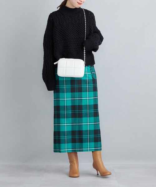 ADD CULUMN（アドカラム）の「ADD CULUMN:PUFF CROSS BODY CHAIN◆（ショルダーバッグ・レディース・ブラック/ライトホワイト/ワイン・ONE SIZE）」の18枚目の写真