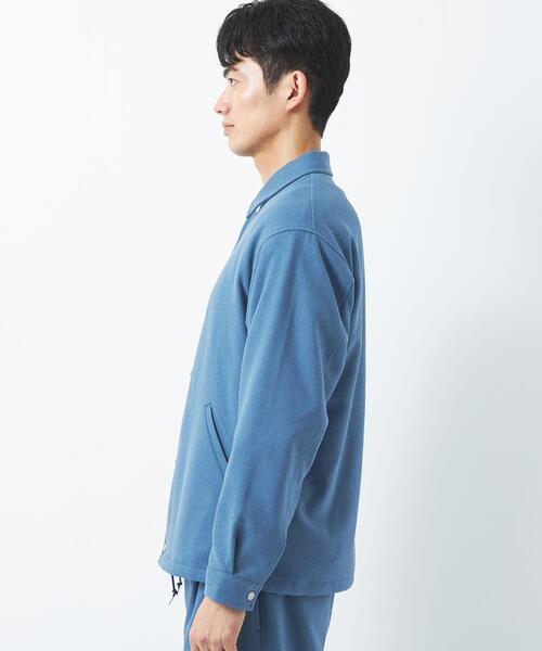 green label relaxing（グリーンレーベルリラクシング）の「テック フラノ コーチジャケット -ストレッチ・マシンウオッシャブル・防シワ-（その他アウター・メンズ・グレー/ターコイズブルー/ダークグレー・S/M/L/XL）」の12枚目の写真
