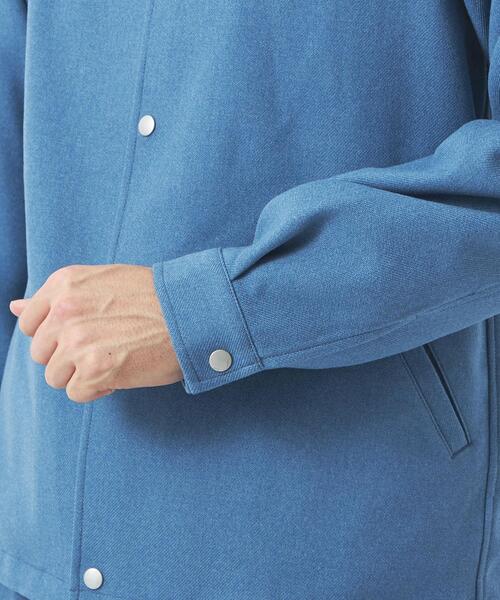 green label relaxing（グリーンレーベルリラクシング）の「テック フラノ コーチジャケット -ストレッチ・マシンウオッシャブル・防シワ-（その他アウター・メンズ・グレー/ターコイズブルー/ダークグレー・S/M/L/XL）」の15枚目の写真