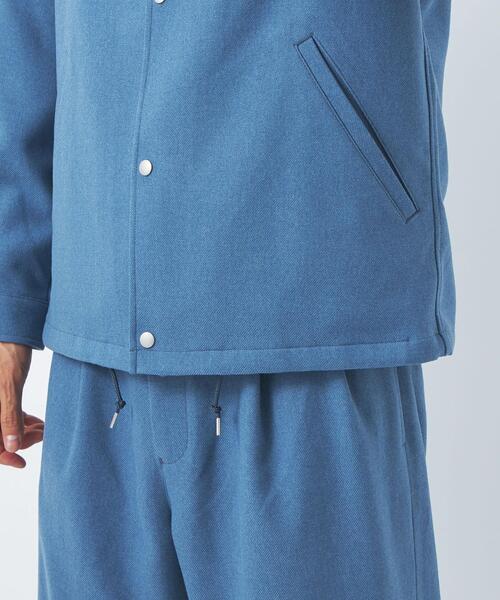 green label relaxing（グリーンレーベルリラクシング）の「テック フラノ コーチジャケット -ストレッチ・マシンウオッシャブル・防シワ-（その他アウター・メンズ・グレー/ターコイズブルー/ダークグレー・S/M/L/XL）」の17枚目の写真