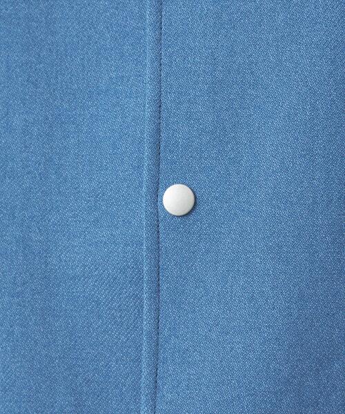 green label relaxing（グリーンレーベルリラクシング）の「テック フラノ コーチジャケット -ストレッチ・マシンウオッシャブル・防シワ-（その他アウター・メンズ・グレー/ターコイズブルー/ダークグレー・S/M/L/XL）」の18枚目の写真