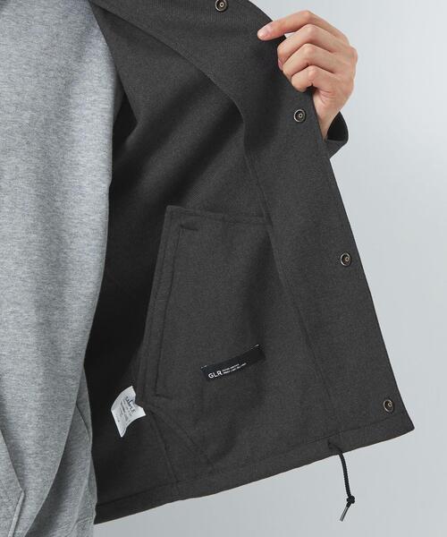 green label relaxing（グリーンレーベルリラクシング）の「テック フラノ コーチジャケット -ストレッチ・マシンウオッシャブル・防シワ-（その他アウター・メンズ・グレー/ターコイズブルー/ダークグレー・S/M/L/XL）」の20枚目の写真