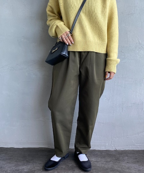 UNIVERSAL OVERALL（ユニバーサルオーバーオール）の「【FINEBOYS 2月号掲載】[UNIVERSAL OVERALL/ユニバーサルオーバーオール] 別注 シェフパンツ（その他パンツ・レディース・ブラック/ネイビー/オリーブ/レオパード/ワンウォッシュ・S/M/L）」の12枚目の写真