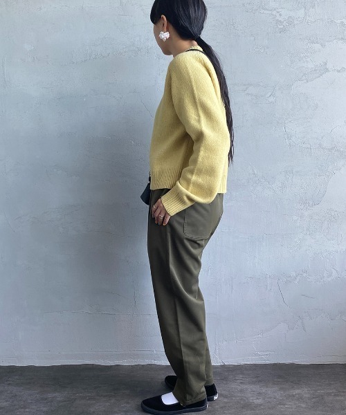 UNIVERSAL OVERALL（ユニバーサルオーバーオール）の「【FINEBOYS 2月号掲載】[UNIVERSAL OVERALL/ユニバーサルオーバーオール] 別注 シェフパンツ（その他パンツ・レディース・ブラック/ネイビー/オリーブ/レオパード/ワンウォッシュ・S/M/L）」の17枚目の写真