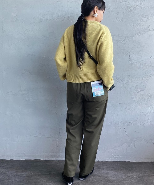 UNIVERSAL OVERALL（ユニバーサルオーバーオール）の「【FINEBOYS 2月号掲載】[UNIVERSAL OVERALL/ユニバーサルオーバーオール] 別注 シェフパンツ（その他パンツ・レディース・ブラック/ネイビー/オリーブ/レオパード/ワンウォッシュ・S/M/L）」の18枚目の写真