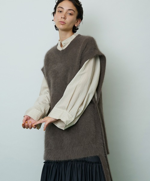 Whim Gazette（ウィムガゼット）の「【THE PAUSE】ファーニットベスト