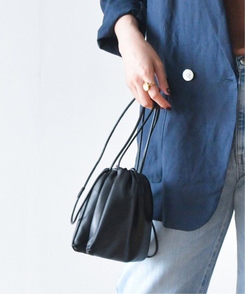 IENA(イエナ)の「【ESLOW/エスロー】 DRAWSTRING バッグ(ショルダーバッグ・レディース・ブラック/カーキ/グレー系その他・FREE)」の10枚目の写真