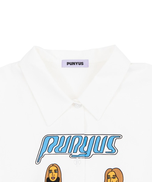 PUNYUS(プニュズ)の「90sアイコン半袖シャツ(シャツ/ブラウス・レディース・ホワイト/ベージュ・2/4/3/1)」の12枚目の写真