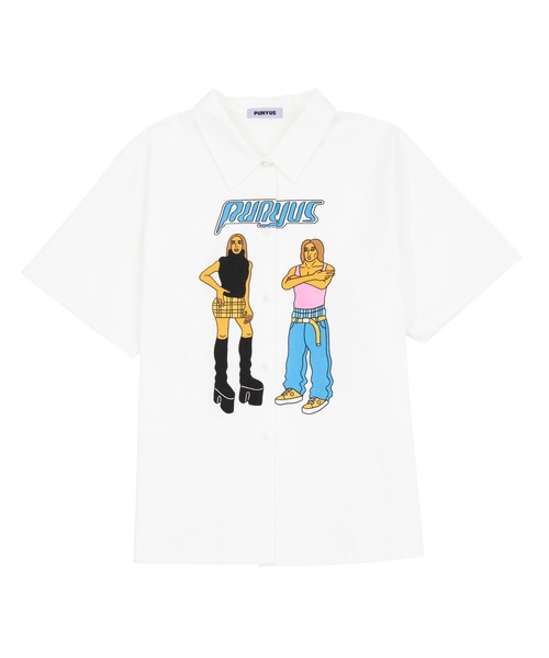 PUNYUS(プニュズ)の「90sアイコン半袖シャツ(シャツ/ブラウス・レディース・ホワイト/ベージュ・2/4/3/1)」の18枚目の写真