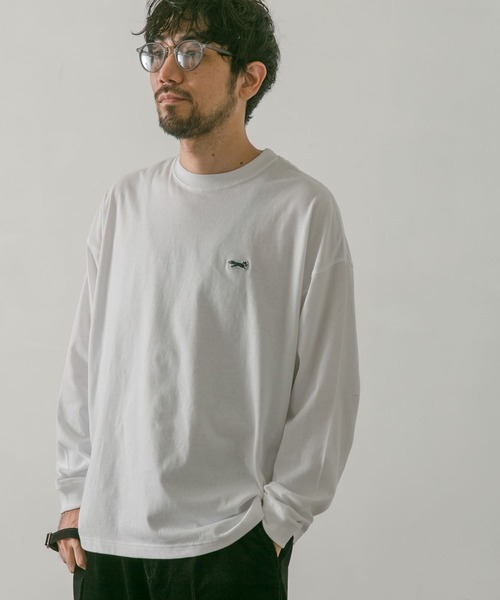 PENNEYS(ぺニーズ)の「『別注』PENNEYS×DOORS THE FOX ワッペンロングTシャツ(Tシャツ/カットソー・メンズ・ホワイト/ブラック/ベージュ/グレー系その他・MEDIUM/LARGE)」の15枚目の写真