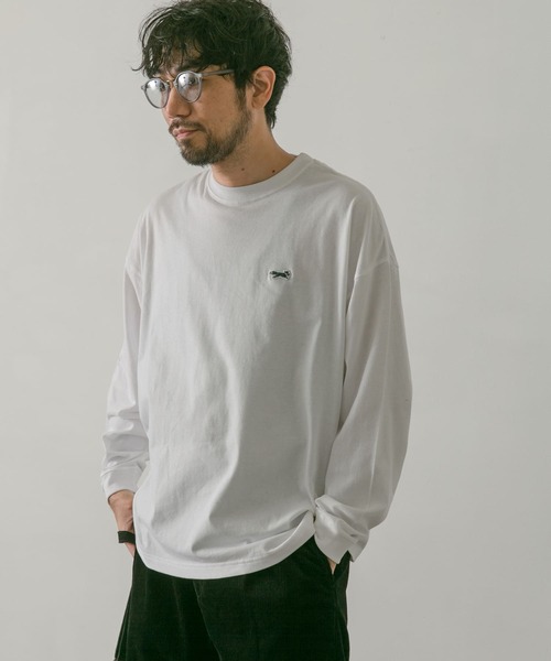 PENNEYS(ぺニーズ)の「『別注』PENNEYS×DOORS THE FOX ワッペンロングTシャツ(Tシャツ/カットソー・メンズ・ホワイト/ブラック/ベージュ/グレー系その他・MEDIUM/LARGE)」の21枚目の写真