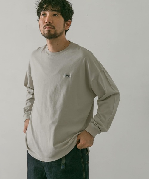 PENNEYS(ぺニーズ)の「『別注』PENNEYS×DOORS THE FOX ワッペンロングTシャツ(Tシャツ/カットソー・メンズ・ホワイト/ブラック/ベージュ/グレー系その他・MEDIUM/LARGE)」の16枚目の写真