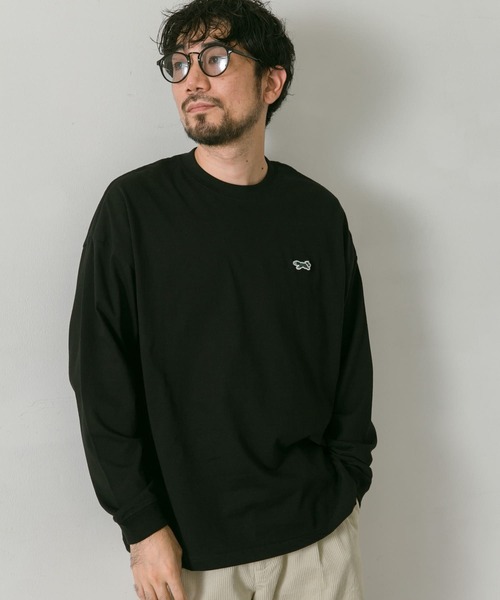 PENNEYS(ぺニーズ)の「『別注』PENNEYS×DOORS THE FOX ワッペンロングTシャツ(Tシャツ/カットソー・メンズ・ホワイト/ブラック/ベージュ/グレー系その他・MEDIUM/LARGE)」の6枚目の写真