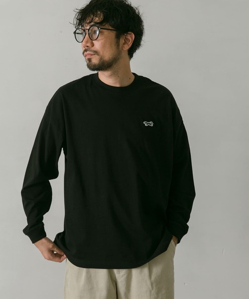 PENNEYS(ぺニーズ)の「『別注』PENNEYS×DOORS THE FOX ワッペンロングTシャツ(Tシャツ/カットソー・メンズ・ホワイト/ブラック/ベージュ/グレー系その他・MEDIUM/LARGE)」の17枚目の写真