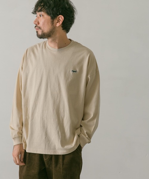 PENNEYS(ぺニーズ)の「『別注』PENNEYS×DOORS THE FOX ワッペンロングTシャツ(Tシャツ/カットソー・メンズ・ホワイト/ブラック/ベージュ/グレー系その他・MEDIUM/LARGE)」の18枚目の写真