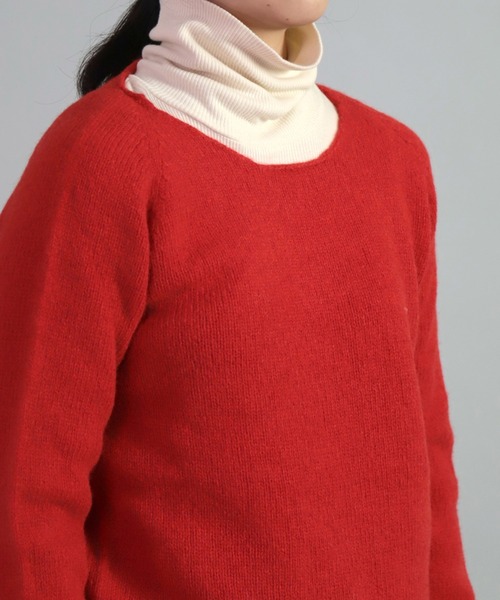 NOR'EASTERLY（ノアイースターリー）の「[NOR’EASTERLY ] L/S WIDE NECK（ニット/セーター・レディース・ベージュ/イエロー/オレンジ/レッド/ブルー・34/36）」の10枚目の写真