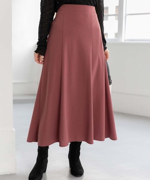 fifth（フィフス）の「Aラインフレアロングスカート（スカート・レディース・ブラック/ピンク/マスタード/キャメル・M）」の4枚目の写真