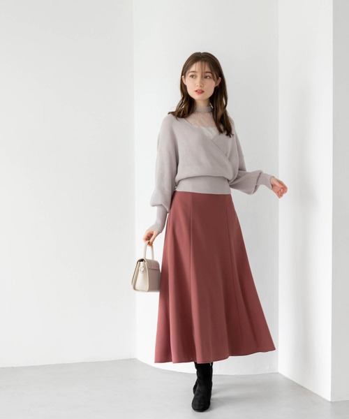 fifth（フィフス）の「Aラインフレアロングスカート（スカート・レディース・ブラック/ピンク/マスタード/キャメル・M）」の20枚目の写真