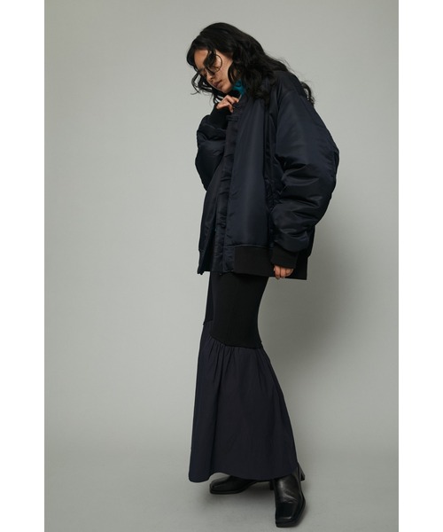 HeRIN.CYE（ヘリンドットサイ）の「Too big MA-1（MA-1・レディース・グレー/ブラック/カーキ・FREE）」の6枚目の写真