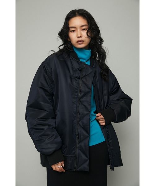 HeRIN.CYE（ヘリンドットサイ）の「Too big MA-1（MA-1・レディース・グレー/ブラック/カーキ・FREE）」の9枚目の写真