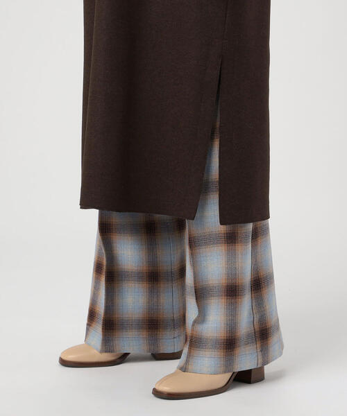 TOMORROWLAND （トゥモローランド）の「ミックスミルドジャージー カフタンワンピース（ワンピース・レディース・ミント/ダークブラウン/ライトベージュ・36）」の12枚目の写真