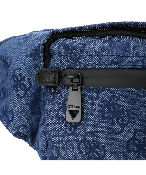 Guess(ゲス)の「VEZZOLA NYLON Squared Bum Bag(ボディバッグ/ウエストポーチ・メンズ・ブラック/オフホワイト/ダークブルー・ONE SIZE)」の8枚目の写真