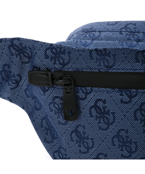 Guess(ゲス)の「VEZZOLA NYLON Squared Bum Bag(ボディバッグ/ウエストポーチ・メンズ・ブラック/オフホワイト/ダークブルー・ONE SIZE)」の10枚目の写真