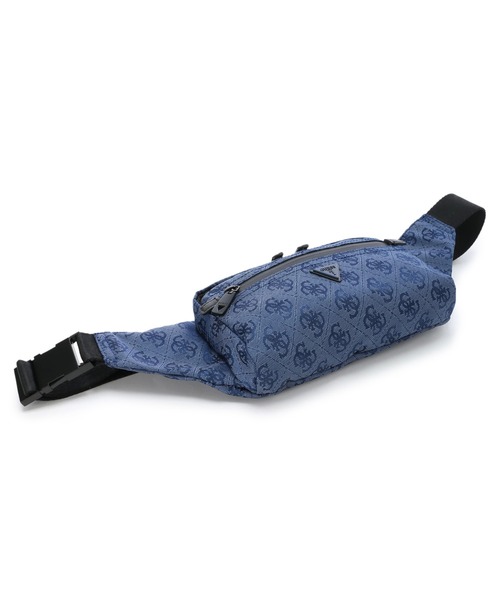 Guess(ゲス)の「VEZZOLA NYLON Squared Bum Bag(ボディバッグ/ウエストポーチ・メンズ・ブラック/オフホワイト/ダークブルー・ONE SIZE)」の14枚目の写真