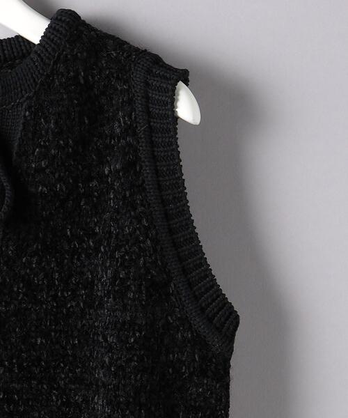 UNITED ARROWS(ユナイテッドアローズ)の「FUR/CMB ニットベスト(ニット/セーター・レディース・ブラック・FREE)」の9枚目の写真
