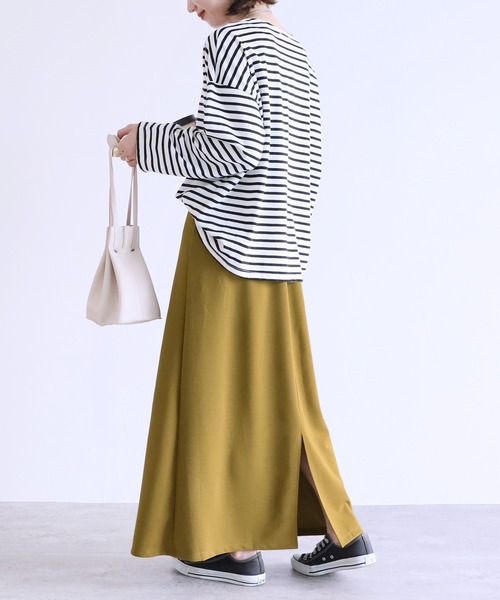 reca(レカ)の「ナロースカート(スカート・レディース・ライトブラウン/ブラック/オリーブ・FREE)」の19枚目の写真