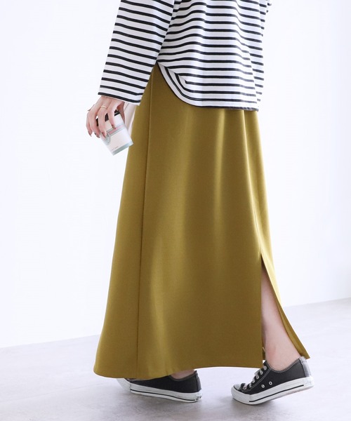reca(レカ)の「ナロースカート(スカート・レディース・ライトブラウン/ブラック/オリーブ・FREE)」の16枚目の写真